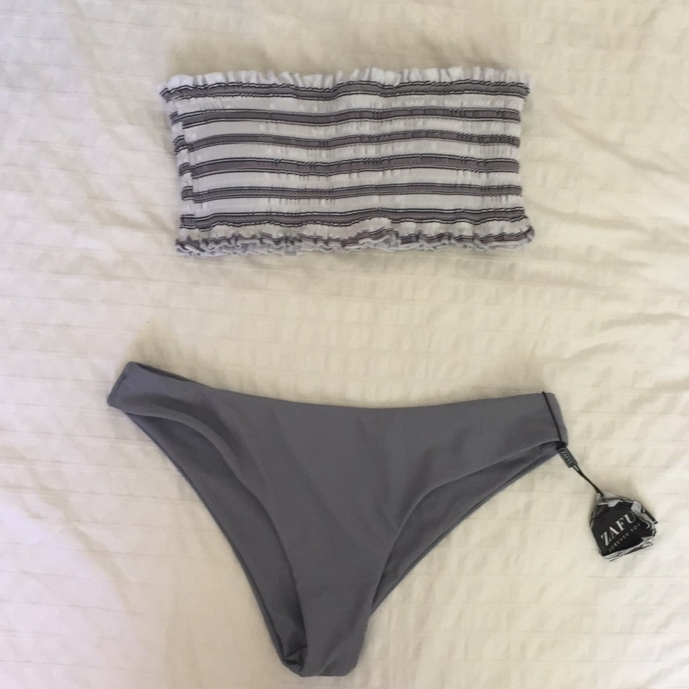 Zaful stripped Swimsuit